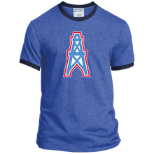 Load image into Gallery viewer, Houston Oilers - PC54R Port &amp; Co. Ringer Tee