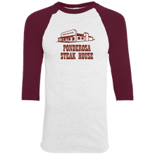 Load image into Gallery viewer, Ponderosa Steak House - 420 Augusta Colorblock Raglan Jersey