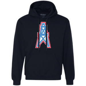 Houston Oilers Football - G925 Gildan Heavyweight Hoodie