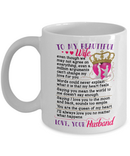 Load image into Gallery viewer, To My Beautiful Perfect Christmas Gift For Your Wife - Coffee Cup