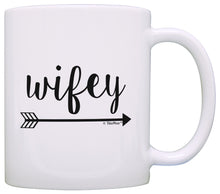 Load image into Gallery viewer, Wedding Gifts for Wife Wifey Birthday Gifts for Wife Coffee Mug Tea Cup