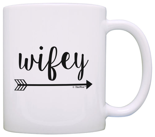 Wedding Gifts for Wife Wifey Birthday Gifts for Wife Coffee Mug Tea Cup