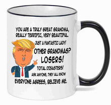 Load image into Gallery viewer, Gift for GRANDMA, Donald Trump Great Grandma Funny Mug