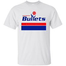 Load image into Gallery viewer, Washington, Bullets, Retro, DC, Throwback, Basketball, Logo, Jersey, T-Shirt