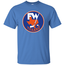 Load image into Gallery viewer, Fort Worth Texans, Hockey, CHL, Retro, 1970&#39;s, Throwback, Jersey Logo, T-shirt