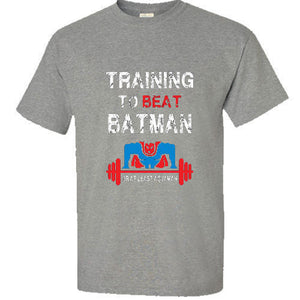 Train Insaiyan Gym T-Shirt Training to Beat Batman or at least Aquaman Goku Tee