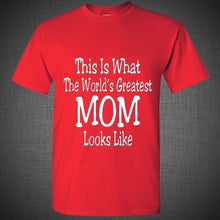 Load image into Gallery viewer, New Fashion Mother&#39;s day Gift world&#39;s greatest mom T Shirt Casual Tank Top