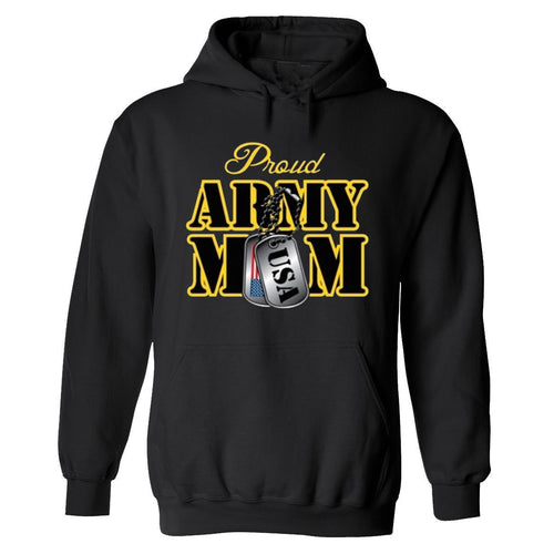 PROUD ARMY MOM US ARMY military cool present for Mom HOODIE Jacket sweatshirt