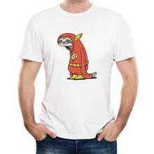 Load image into Gallery viewer, Sloth Flash - Mens/Womens Novelty T-Shirt - Funny Superhero Gift Barry Allen