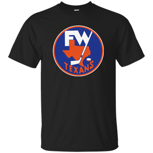 Fort Worth Texans, Hockey, CHL, Retro, 1970's, Throwback, Jersey Logo, T-shirt