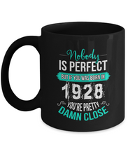 Load image into Gallery viewer, You Was Born in 1928 Black Mug - Coffee Mug