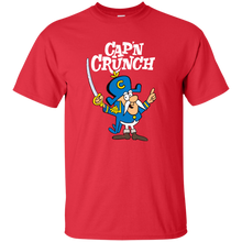 Load image into Gallery viewer, Captain Crunch, Breakfast, Cereal, Mascot, Sailor, Cartoon, T-Shirt