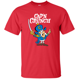 Captain Crunch, Breakfast, Cereal, Mascot, Sailor, Cartoon, T-Shirt