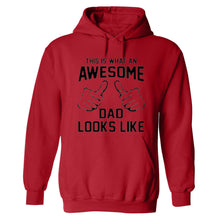 Load image into Gallery viewer, Christmas This is what an AWESOME Dad looks like father&#39;s day HOODIE