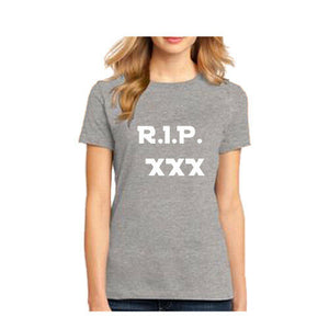 XXXtentacion T shirt R.I.P rip hip hop rapper Tee memorial t shirt women's top