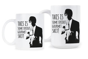 Serious Gourmet Mug Some Serious Gourmet Coffee Mug Funny Pulp Fiction Gift