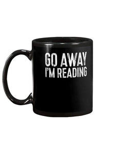 Go Away I'M Reading Ceramic Coffee Mug 11 Oz Funny Tea Gift Cup