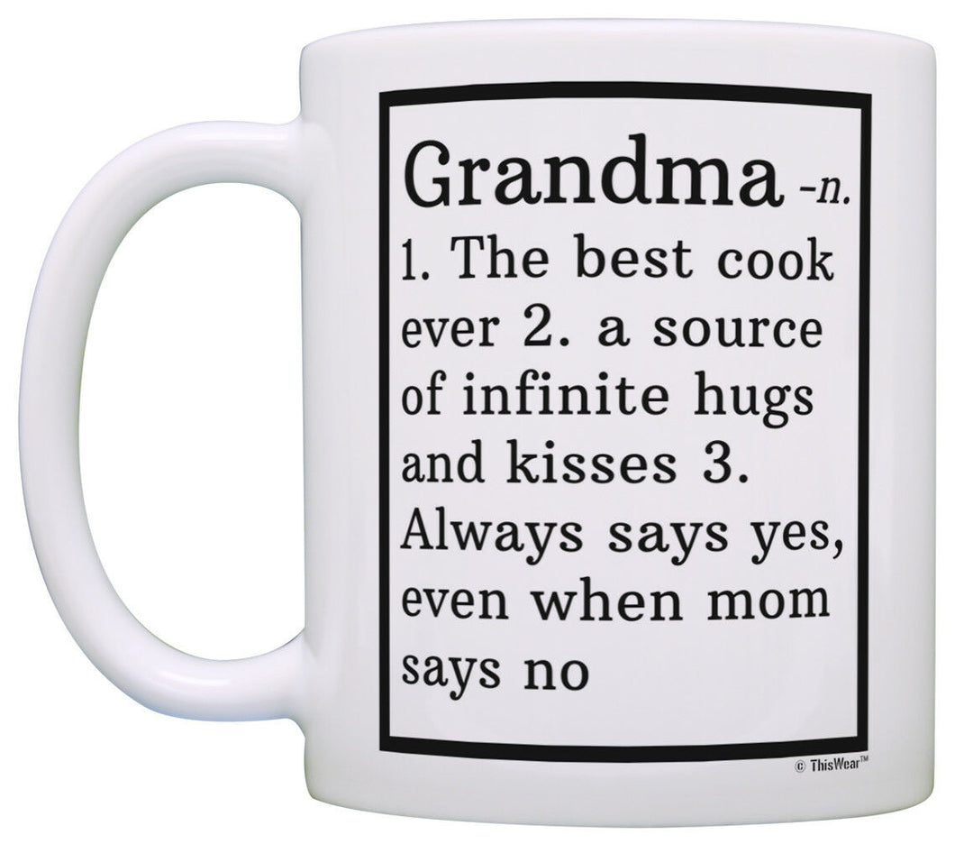 Grandma Gifts Grandma Definition Grandma Coffee Mug Grandma Coffee Mug Tea Cup