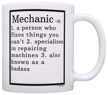 Load image into Gallery viewer, Auto Mechanic Gifts Mechanic Definition Gifts for Mechanics Coffee Mug Tea Cup