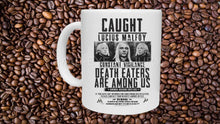 Load image into Gallery viewer, Harry Potter Hogwarts Novelty Mug Birthday Gift Wanted Poster Bellatrix Sirius