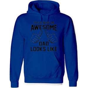 Christmas This is what an AWESOME Dad looks like father's day HOODIE