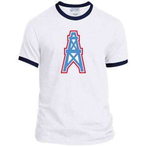 Houston Oilers - PC54R Port & Co. Ringer Tee