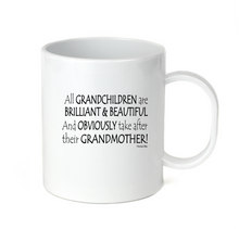 Load image into Gallery viewer, Coffee Cup Travel Mug 11 15 All Grandchildren Take After Grandmother Brilliant