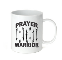 Load image into Gallery viewer, Coffee Cup Mug Travel 11 15 oz Prayer Warrior Christian Arrows Pray