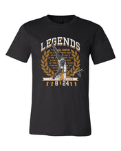 Load image into Gallery viewer, KOBE BRYANT LEGENDS LAST FOREVER T-SHIRT TEE FAREWELL MAMBA LAKERS NEW - BLACK