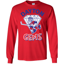 Load image into Gallery viewer, Dayton Gems, Retro, Hockey, 1970&#39;S, 1980&#39;S, Jersey Logo, Throwback, T-Shirt