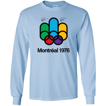 Load image into Gallery viewer, Montreal, 1976, Retro, Quebec, Canada - G240 Gildan Long Sleeve T-Shirt