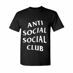 Anti social social club T Shirt New Black White Men Size M Tank L Tee