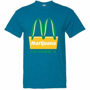 Marijuana T Shirt I'm smoking it best buds weed dope Cannabis plant pot grass