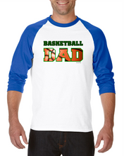 Load image into Gallery viewer, Raglan T-shirt 3/4 Sleeve Sports Basketball Dad Father