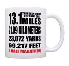 Load image into Gallery viewer, Run Gift Thirteen Point Freakin One Run Mug Funny Runner Coffee Mug Tea Cup