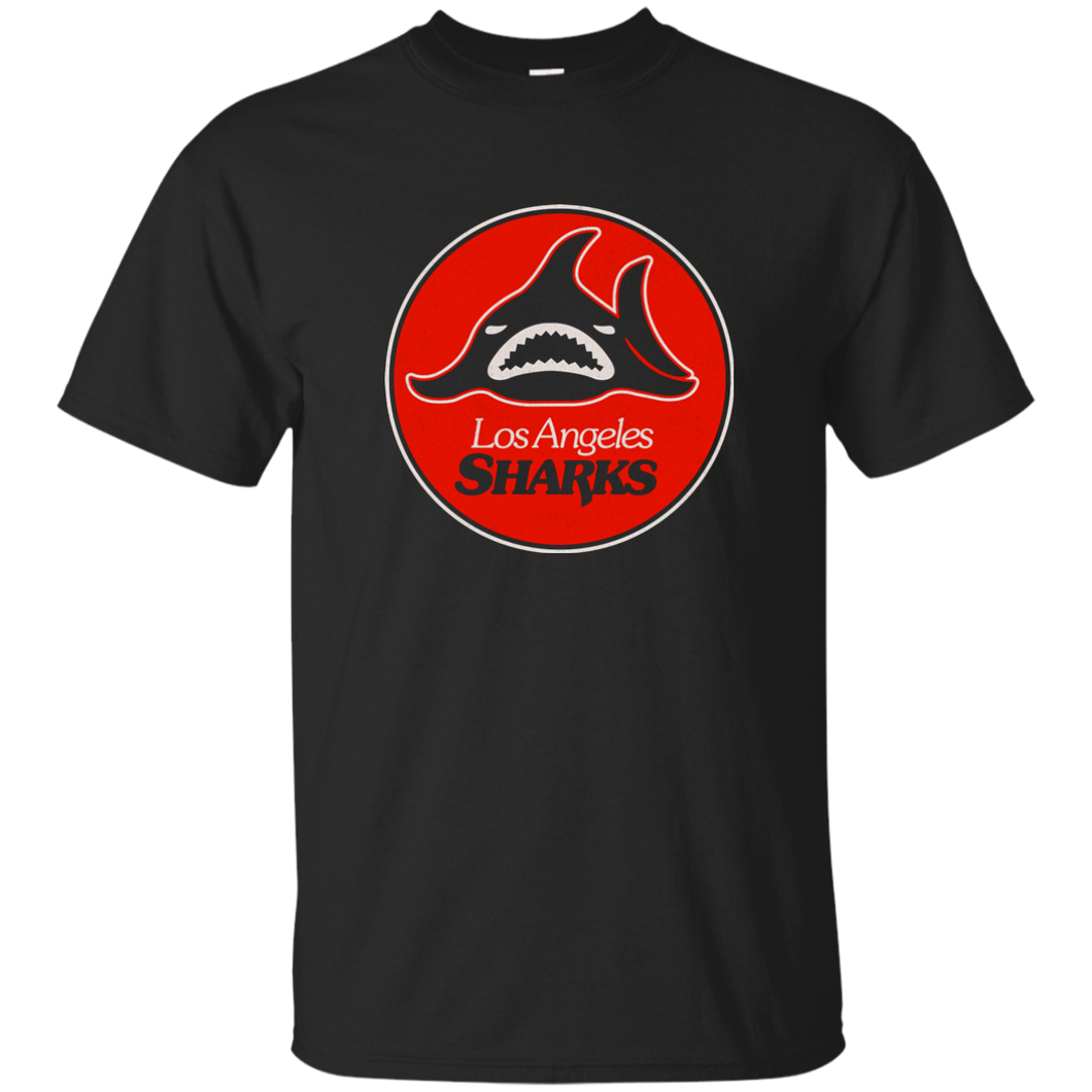 Los Angeles Sharks Retro WHA Hockey Logo G200 Gildan T-Shirt