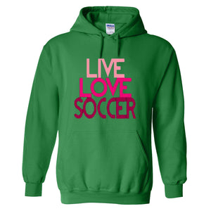 Live Love Soccer 2017 FIFA world cup football Hoodie funny humor SWEATSHIRT