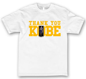 THANK YOU KOBE BRYANT FAREWELL T-SHIRT TEE LOS ANGELES LAKERS MAMBA DAY NEW