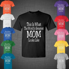 Load image into Gallery viewer, New Fashion Mother&#39;s day Gift world&#39;s greatest mom T Shirt Casual Tank Top