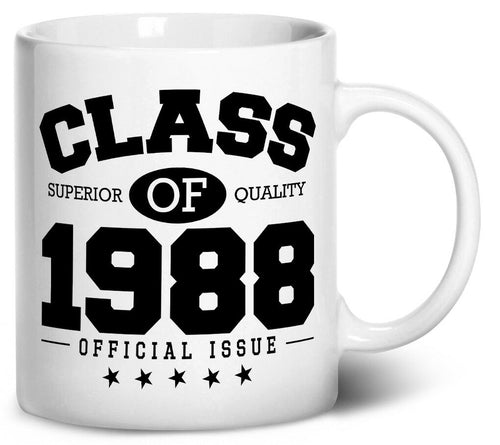 Tenacitee Class of 1988 Coffee Mug, 11oz, White