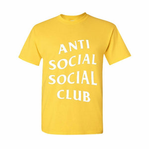 Anti social social club T Shirt New Black White Men Size M Tank L Tee