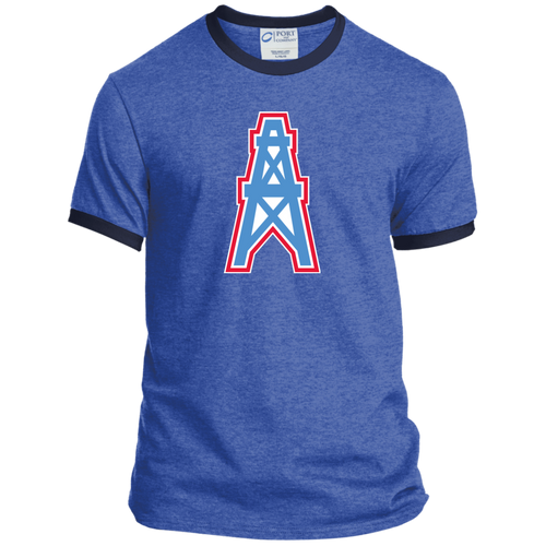 Houston Oilers - PC54R Port & Co. Ringer Tee