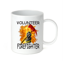Load image into Gallery viewer, Coffee Cup Mug Travel 11 15 oz Volunteer Firefighter Fire Fireman