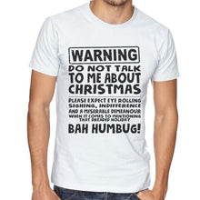 Load image into Gallery viewer, Bah Humbug Christmas-a-holic - Mens/Womens Funny T-Shirt - Love Hate Xmas