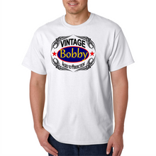 Load image into Gallery viewer, Bayside Made USA America T-shirt Bobby Vintage Aged To Perfection