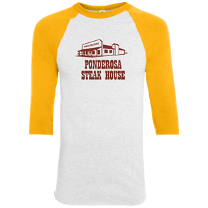 Ponderosa Steak House - 420 Augusta Colorblock Raglan Jersey