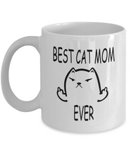 Load image into Gallery viewer, Best Cat Mom Ever Mug - Crazy Cat Lady Gift Cup for Girlfriend, Granny, Sister