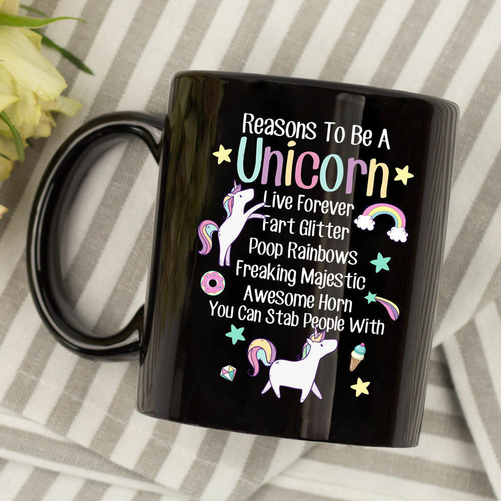 Funny Unicorn Coffee Mug, Unicorn Lover, Cute, Gift For Her, Him, Birthday