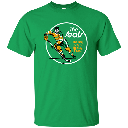 California Golden Seals, Oakland, Bay Area, Hockey, Retro, 1970's, T-shirt