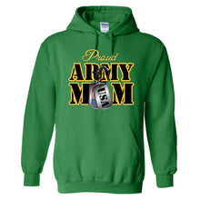 Load image into Gallery viewer, PROUD ARMY MOM US ARMY military cool present for Mom HOODIE Jacket sweatshirt